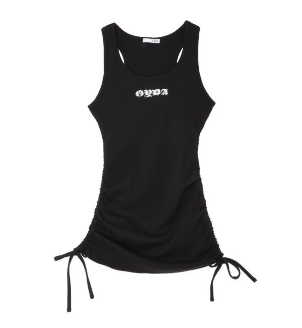 GYDA「GYDA side drawstringチュニック」|ワンピース|