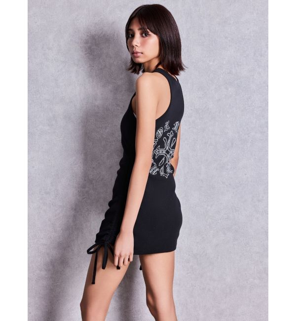 GYDA「GYDA side drawstringチュニック」|ワンピース|