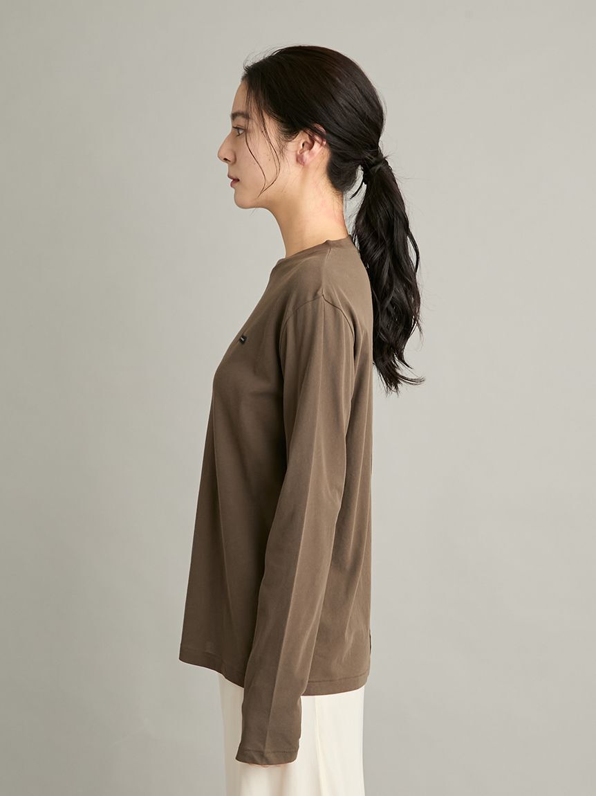 Mila Owen「強撚天竺シアー長袖カットソー」|Tシャツ・カットソー|