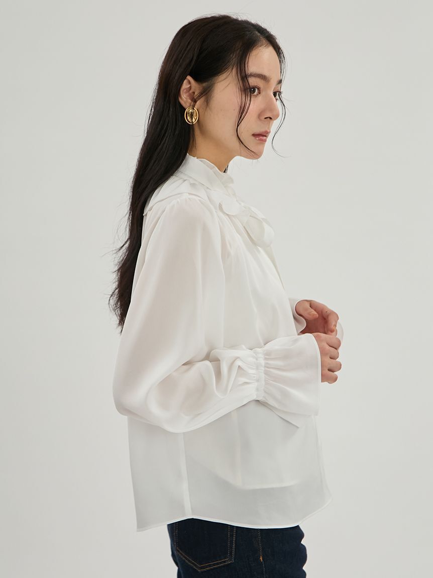 Mila Owen「ベーシックボウタイブラウス」|シャツ・ブラウス|