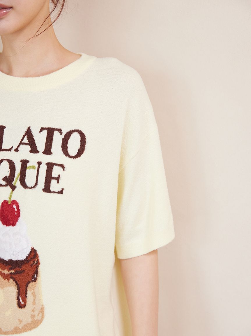 gelato pique「【ONLINE限定】スムーズィープリンジャガードプルオーバー&ショートパンツセット」|ルームウェア|