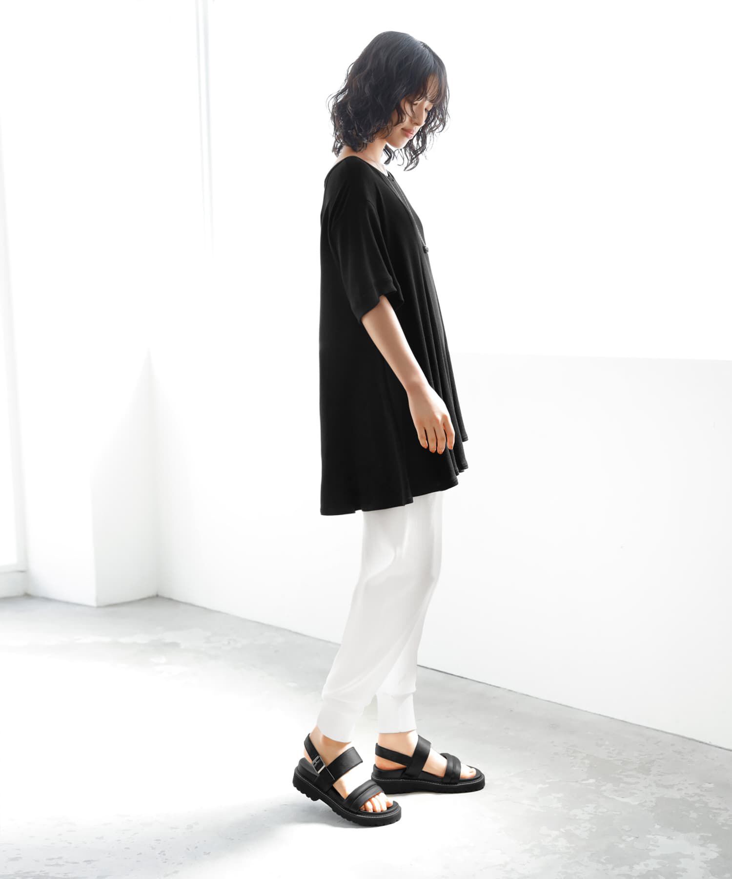 STYLE DELI「【Made in JAPAN】アシンメトリーカットトップス」|Tシャツ・カットソー|