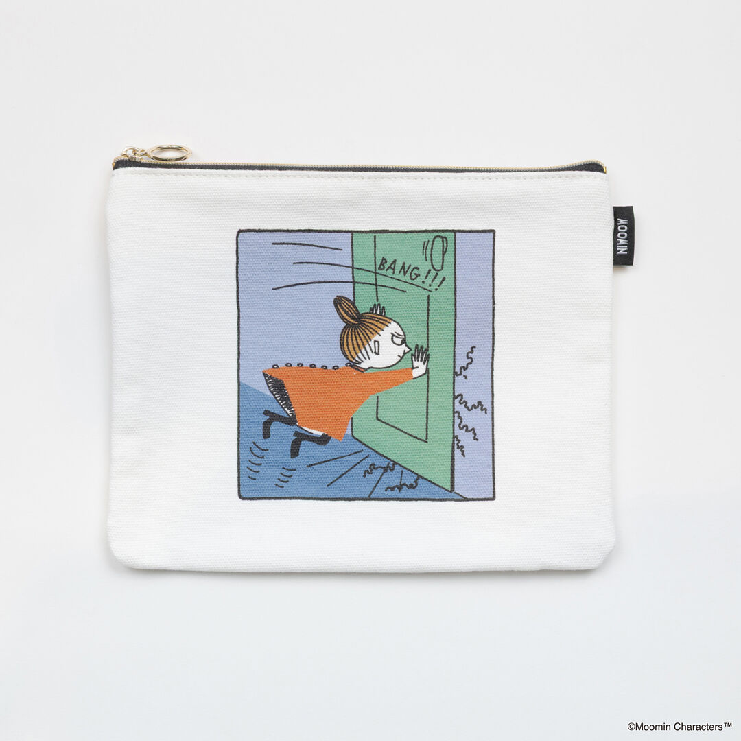  「MOOMIN FINLAND COLORフラットポーチ」|ポーチ|リトルミイ