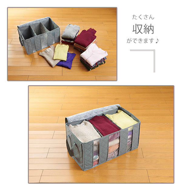 BACKYARD FAMILY「衣類 収納 袋 通販 衣類収納袋 衣類整理袋 押し入れ 押入れ 小さめ コンパクト 竹炭配合」|その他|