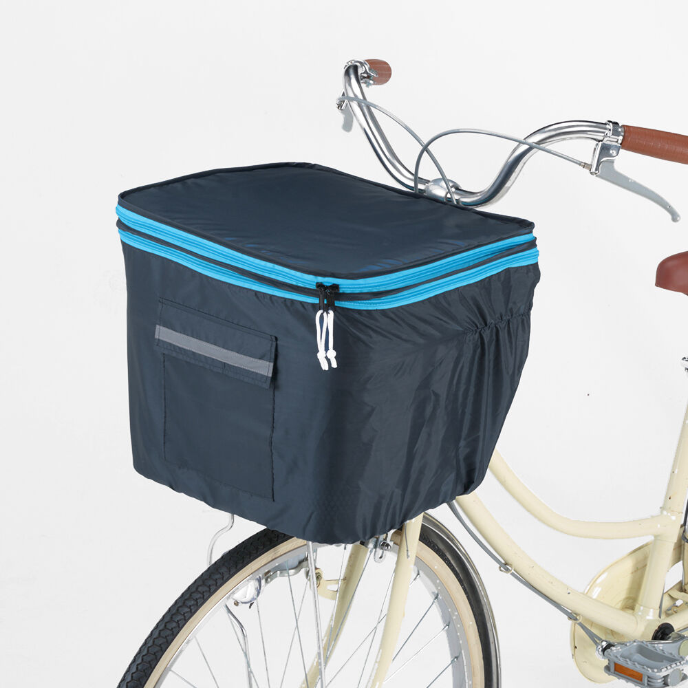 BACKYARD FAMILY「前かごカバー ワイド 通販 前カゴカバー 自転車カバー keia+ かごカバー 自転車 かご」|その他|ブルー1