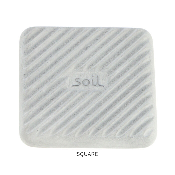 BACKYARD FAMILY「珪藻土 soil 通販 生ゴミ ゴミ箱 消臭  炭 リサイクルアッシュ 約W8&times;D8&times;H1.5cm」|その他|
