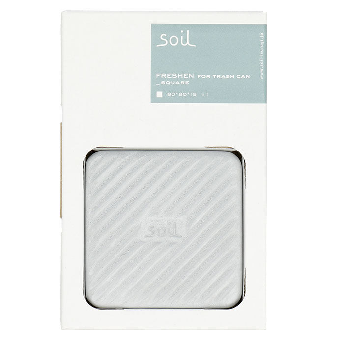 BACKYARD FAMILY「珪藻土 soil 通販 生ゴミ ゴミ箱 消臭  炭 リサイクルアッシュ 約W8&times;D8&times;H1.5cm」|その他|
