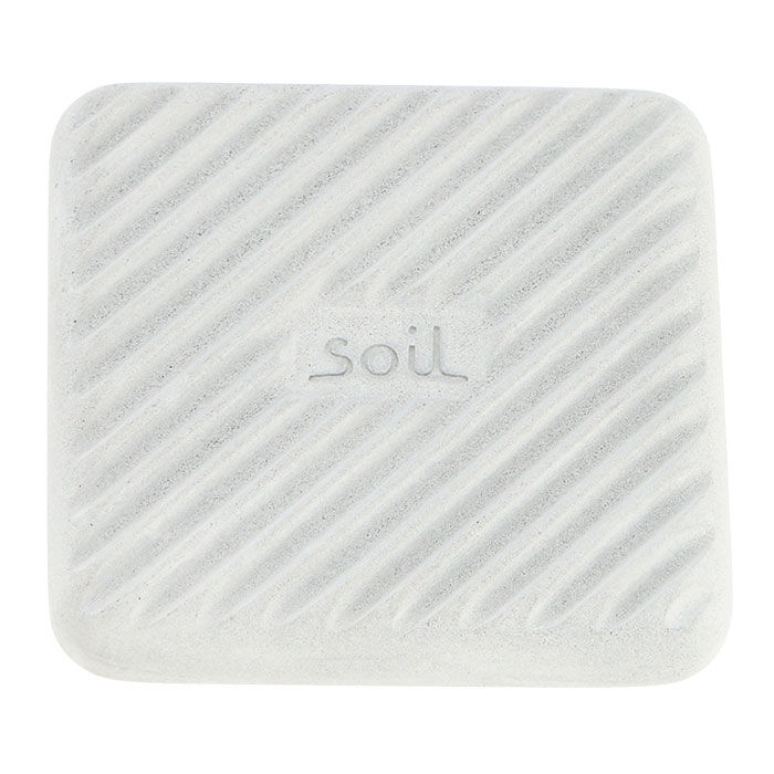 BACKYARD FAMILY「珪藻土 soil 通販 生ゴミ ゴミ箱 消臭  炭 リサイクルアッシュ 約W8&times;D8&times;H1.5cm」|その他|