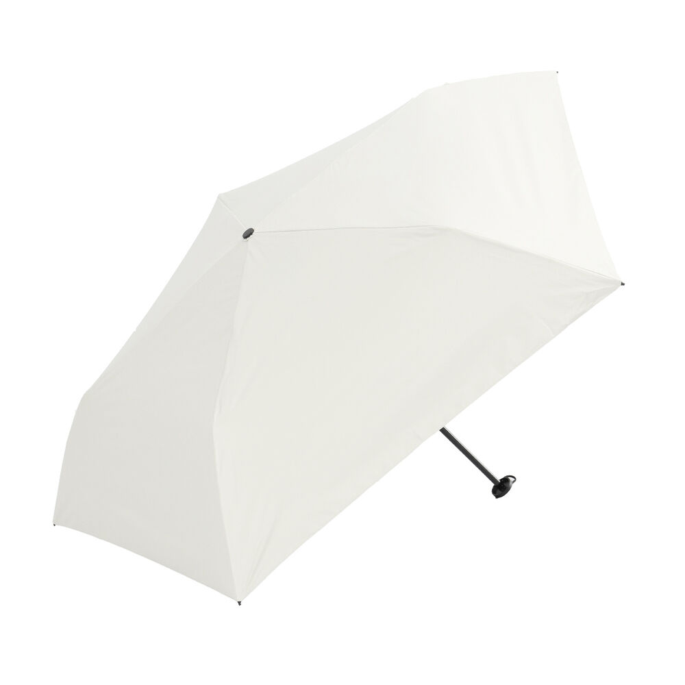 BACKYARD FAMILY「KIZAWA 折りたたみ傘 通販 日傘 折りたたみ 完全遮光 傘 50cm 折畳み傘 晴雨兼用」|傘|ホワイト1