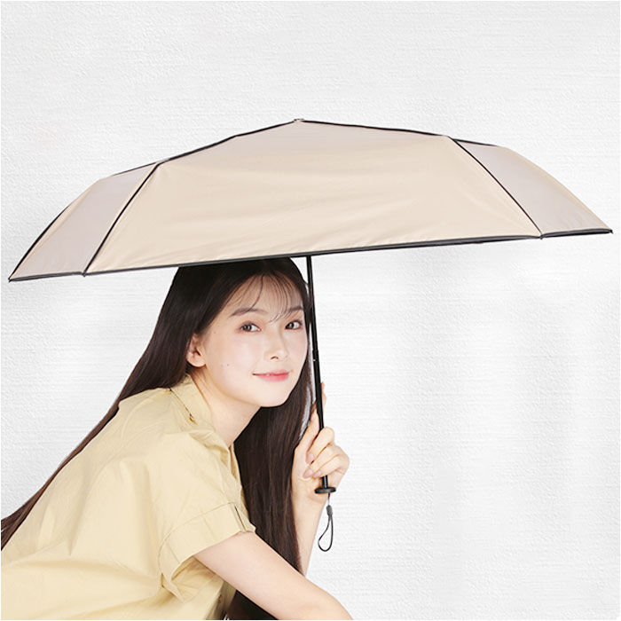 BACKYARD FAMILY「KIZAWA 折りたたみ傘 通販 日傘 折りたたみ 完全遮光 傘 50cm 折畳み傘 晴雨兼用」|傘|