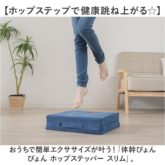 BACKYARD FAMILY「体幹ぴょんぴょん ホップステッパー スリム 通販 トランポリンクッション 踏み台昇降 トランポリン」|スポーツ|