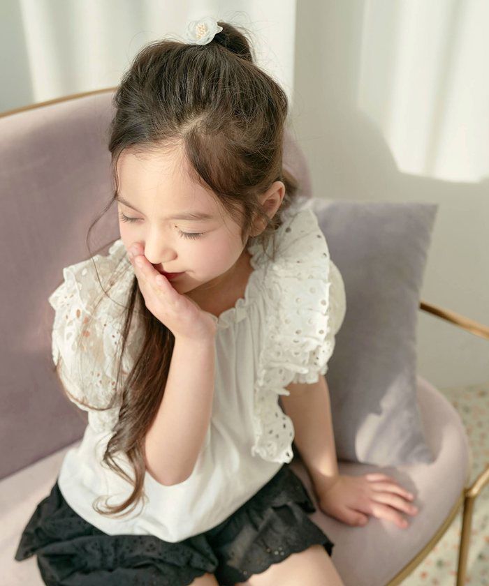 BACKYARD FAMILY「フラワー ヘアゴム キッズ 通販 ヘア ゴム 髪飾り 子供 子ども こども 子供用 女の子 卒園式」|ヘアゴム・シュシュ|