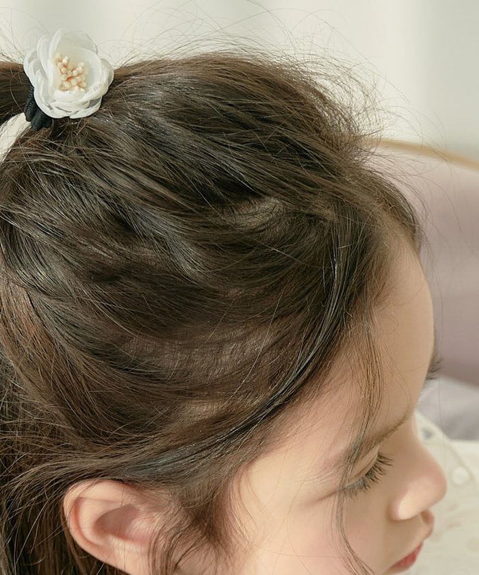 BACKYARD FAMILY「フラワー ヘアゴム キッズ 通販 ヘア ゴム 髪飾り 子供 子ども こども 子供用 女の子 卒園式」|ヘアゴム・シュシュ|