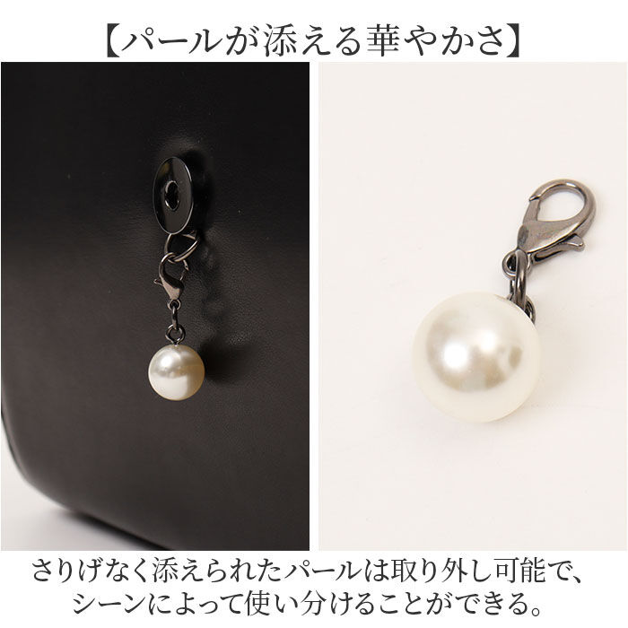 BACKYARD FAMILY「フォーマルバッグ パール 通販 冠婚葬祭 レディース バッグ ブラックフォーマル ハンドバッグ」|その他|