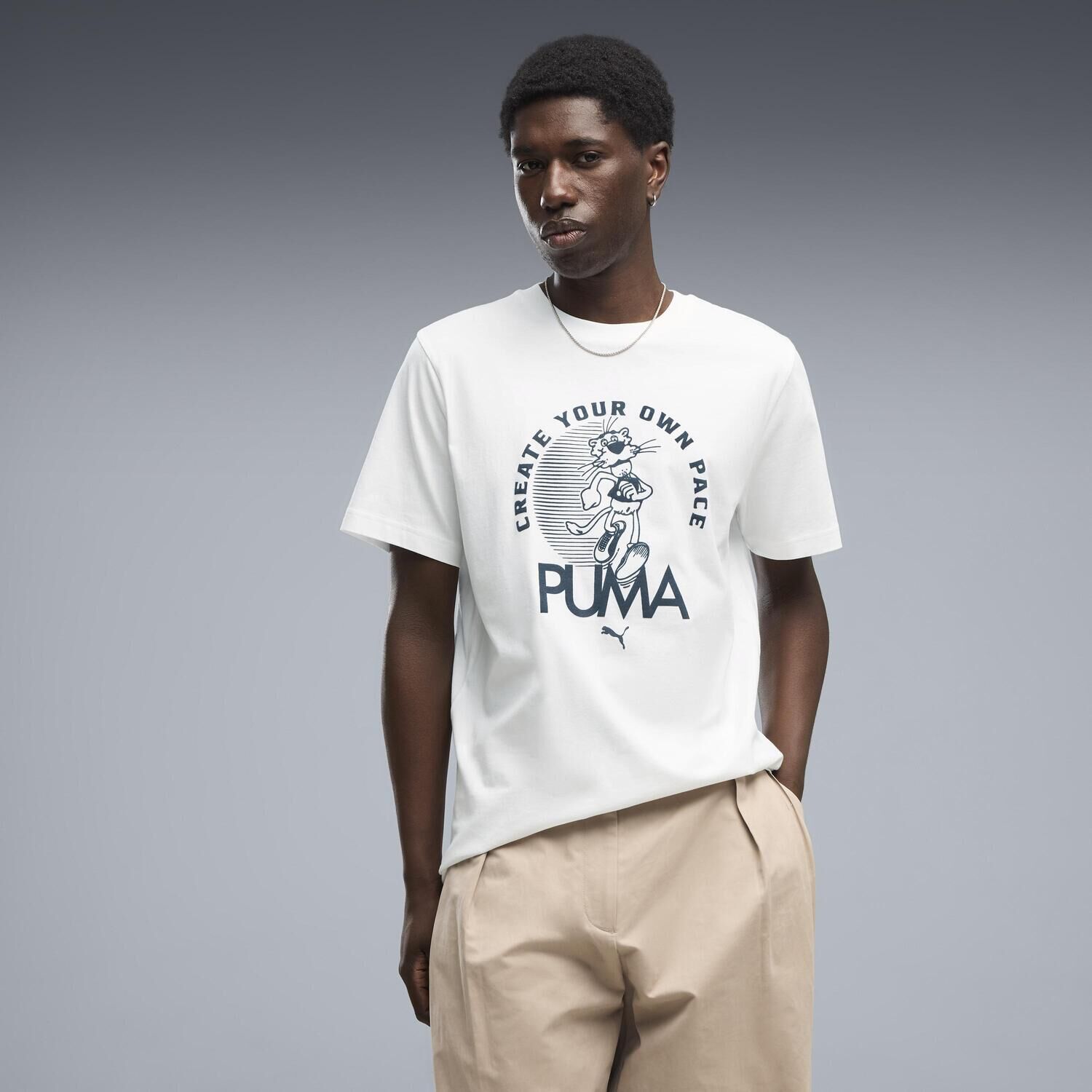 PUMA「【PUMA ｳｪｱ】M GRAPHIC SUPER TEE」|Tシャツ・カットソー|