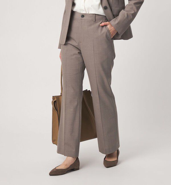UNITED ARROWS green label relaxing「［size SHORT/TALLあり］カチリラ セミフレア パンツ」|スラックス|MOCA