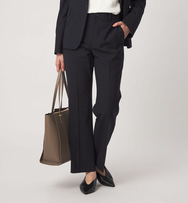 UNITED ARROWS green label relaxing「［size SHORT/TALLあり］カチリラ セミフレア パンツ」|スラックス|