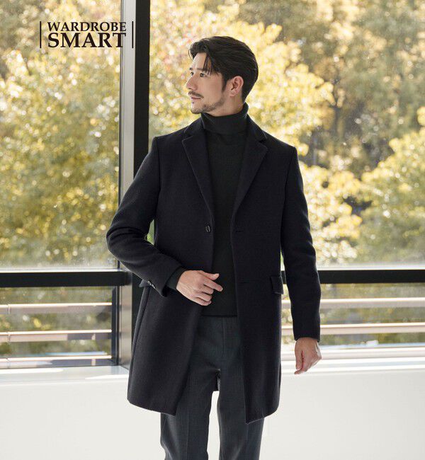 BEAUTY&YOUTH UNITED ARROWS「【WEB限定 WARDROBE SMART】PE メルトン チェスターコート」|チェスターコート|