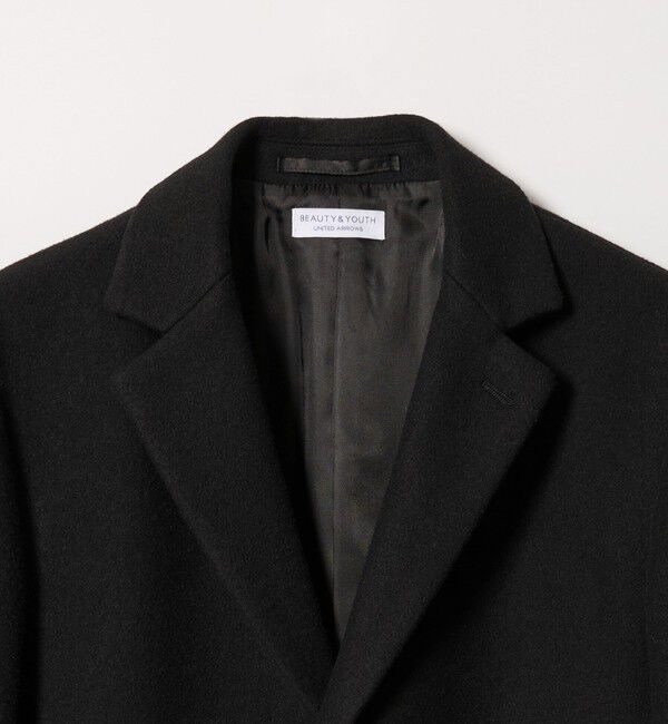 BEAUTY&YOUTH UNITED ARROWS「【WEB限定 WARDROBE SMART】PE メルトン チェスターコート」|チェスターコート|