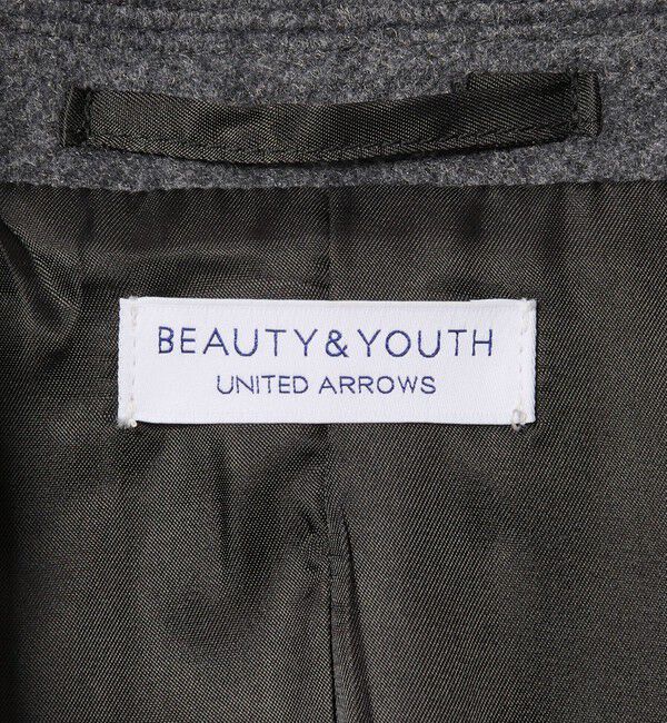 BEAUTY&YOUTH UNITED ARROWS「【WEB限定 WARDROBE SMART】PE メルトン チェスターコート」|チェスターコート|