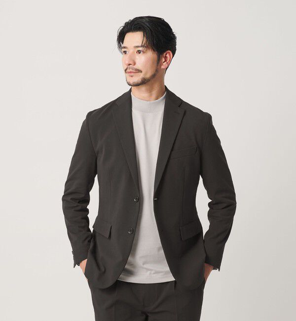 BEAUTY&YOUTH UNITED ARROWS「【WEB限定 WARDROBE SMART】ポリエステルカルゼジャージ  セットアップ/ジャケット＆イージーパンツ」|スーツ|