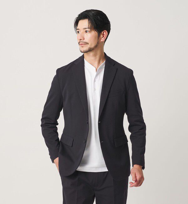 BEAUTY&YOUTH UNITED ARROWS「【WEB限定 WARDROBE SMART】ポリエステルカルゼジャージ  セットアップ/ジャケット＆イージーパンツ」|スーツ|