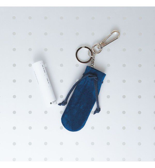 bPr BEAMS「ドローパース キーホルダー」|キーケース|BLUE