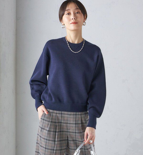 SHIPS for women「〈手洗い可能〉スムース ニット ガゼット プルオーバー」|ニット・セーター|