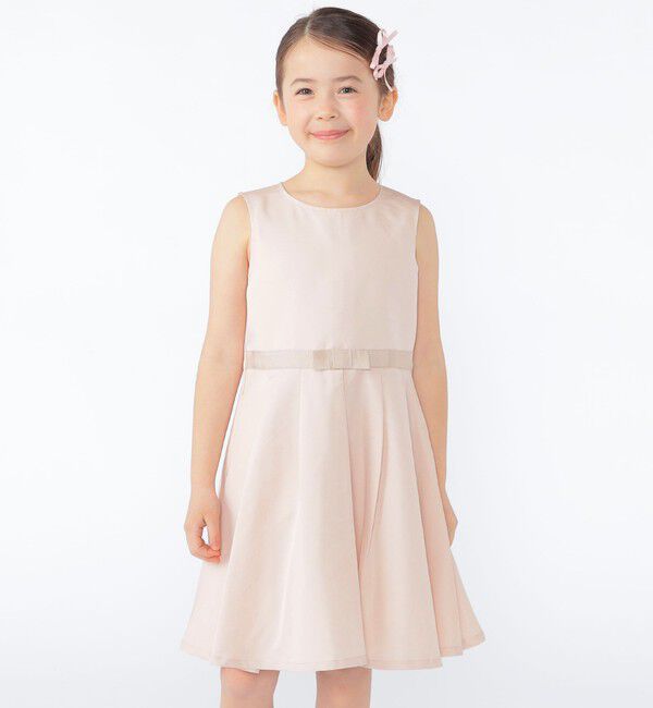 SHIPS KIDS「SHIPS KIDS:110～130cm /セレモニー ノースリーブワンピース」|ワンピース|