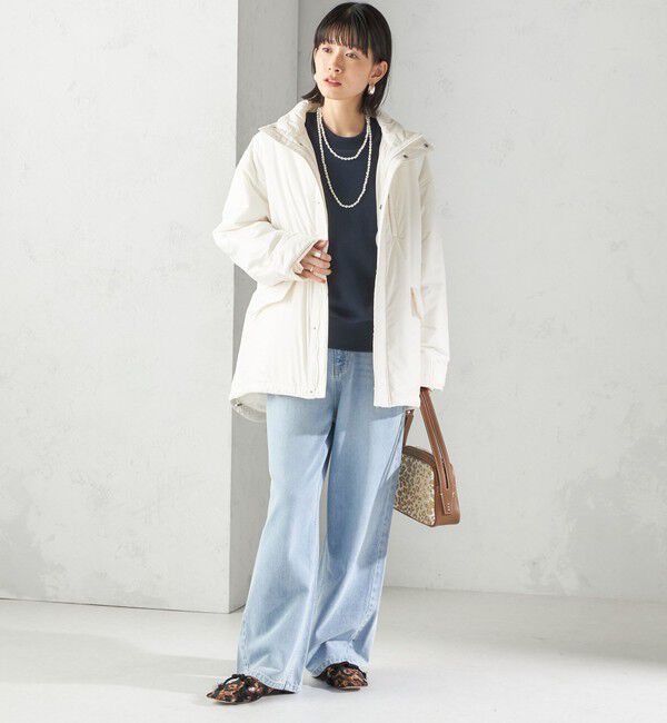 SHIPS for women「〈手洗い可能〉IMBOTEX 中綿 ミディ ジャケット」|その他|