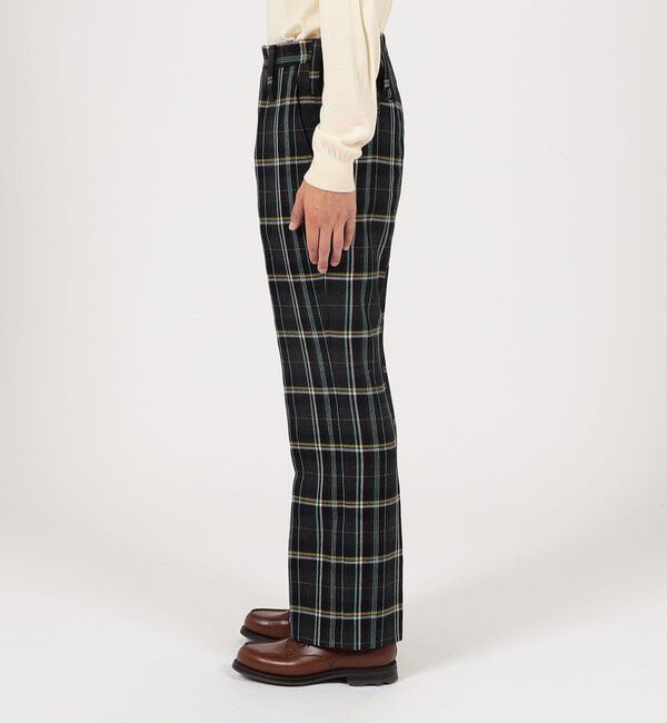 TOMORROWLAND BUYING WEAR「Tangent Patt TAN25&deg; British Barrack Trousers ウール 1プリーツ ストレートパンツ 」|スラックス|