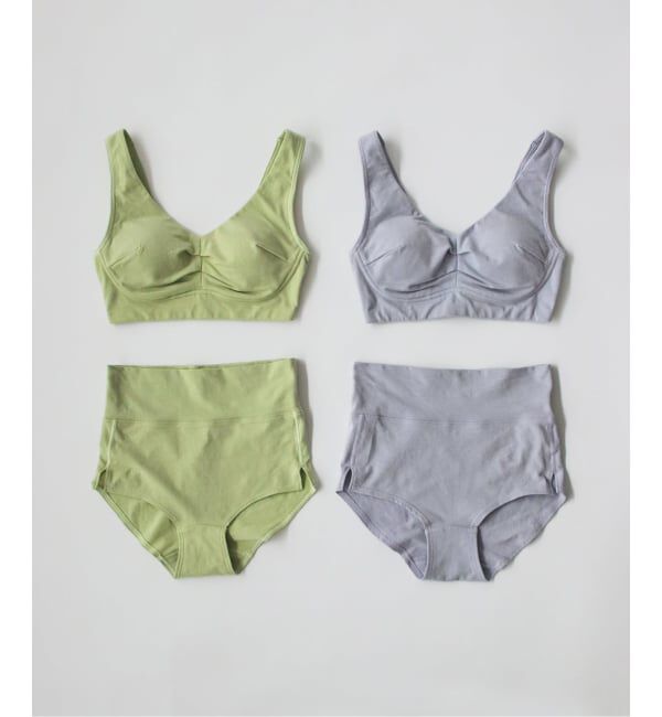 EMILYWEEK「【NEUTRAL】オーガニックコットン混カバレッジショーツ（グリーン、パープル）」|インナー|
