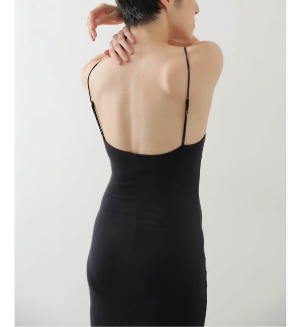 EMILYWEEK「【ACTIVE】Bamboo ストレッチロングキャミソール（ブラック、アンバー）」|インナー|