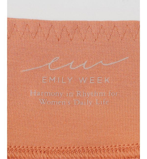 EMILYWEEK「【CALM】ショーツ（テラコッタ）」|インナー|