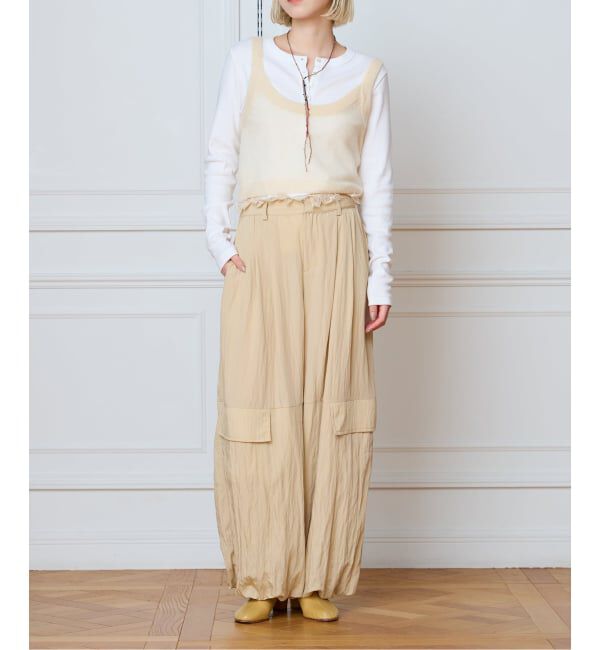 IENA LA BOUCLE「SEA NEW YORK シーニューヨーク LISETTE SOLID パンツ PF26-038」|スラックス|