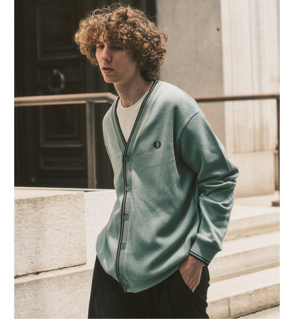417 EDIFICE「FRED PERRY / フレッドペリー 417別注 ティップドカーディガン」|カーディガン|
