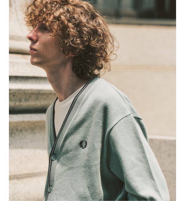 417 EDIFICE「FRED PERRY / フレッドペリー 417別注 ティップドカーディガン」|カーディガン|