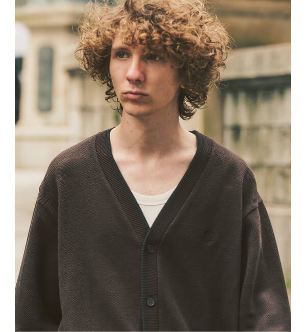417 EDIFICE「FRED PERRY / フレッドペリー 417別注 ティップドカーディガン」|カーディガン|