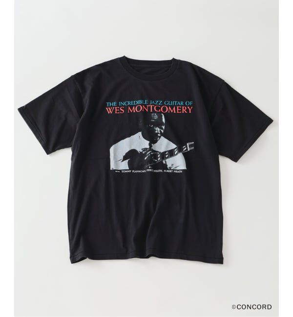 JOURNAL STANDARD relume「Wes Montgomery / ウェス・モンゴメリー 別注 グラフィック Tシャツ」|Tシャツ・カットソー|ブラック A