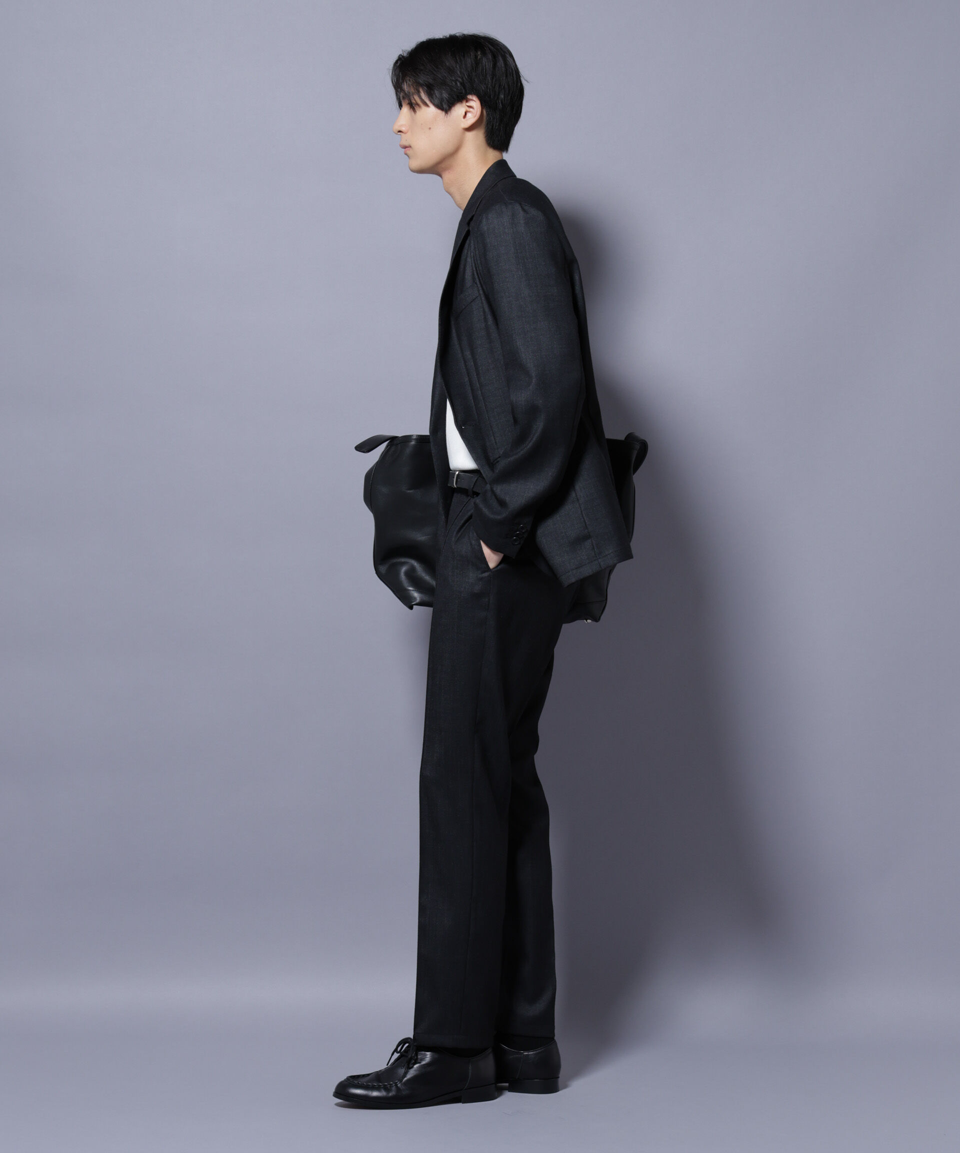 nano･universe「「N TROUSERS PREMIUM」ウールデニムパンツ/STRETCH(セットアップ可)」|スーツ|