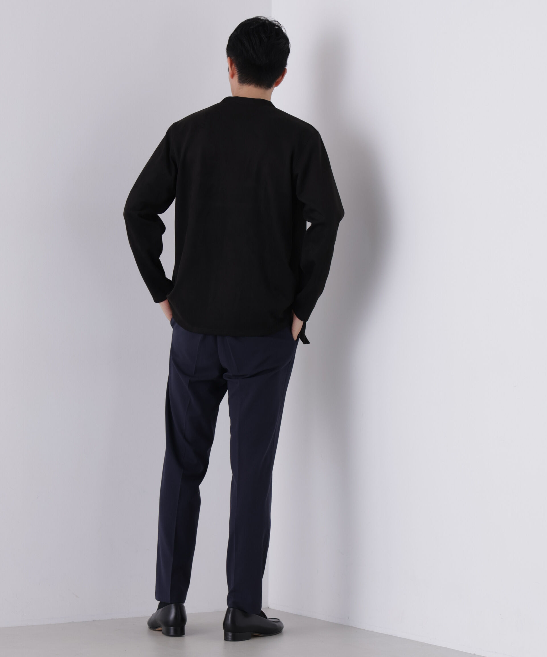 NANO universe「フェイクスエードトッパーカーディガン」|Tシャツ・カットソー|