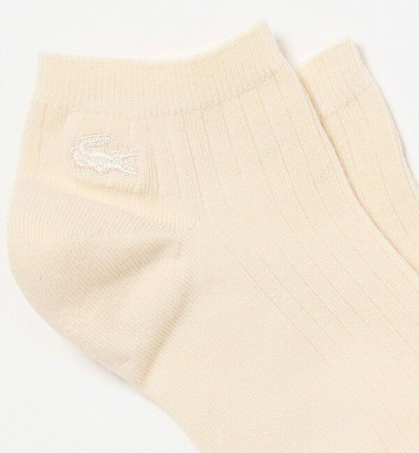 LACOSTE「レディースリブニットアンクルソックス 22-24cm」|ソックス|