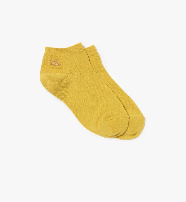 LACOSTE「レディースリブニットアンクルソックス 22-24cm」|ソックス|