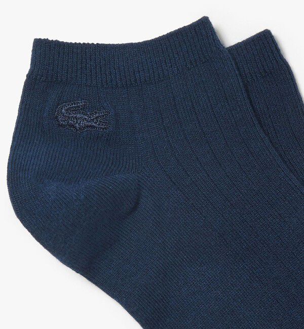 LACOSTE「レディースリブニットアンクルソックス 22-24cm」|ソックス|