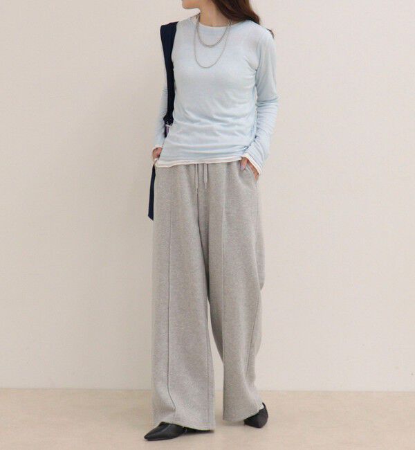 fredy emue「ウールブレンドシアーテレコロンTシャツ」|Tシャツ・カットソー|