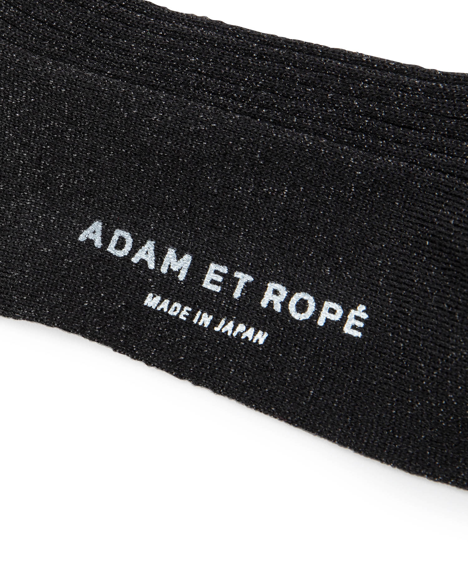 ADAM ET ROPE'「シャイニーリブハイソックス」|ソックス|