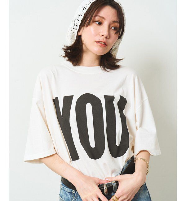  「【KATHARINE HAMNETT】別注YOU Tシャツ」|Tシャツ・カットソー|