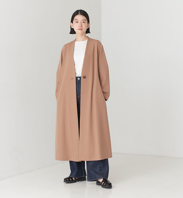 collex「【セットアップ対応】ノーカラーコート」|ノーカラーコート|