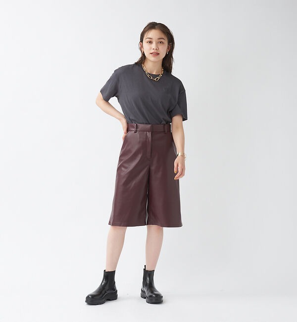 qualite「エコレザーハーフパンツ」|その他|