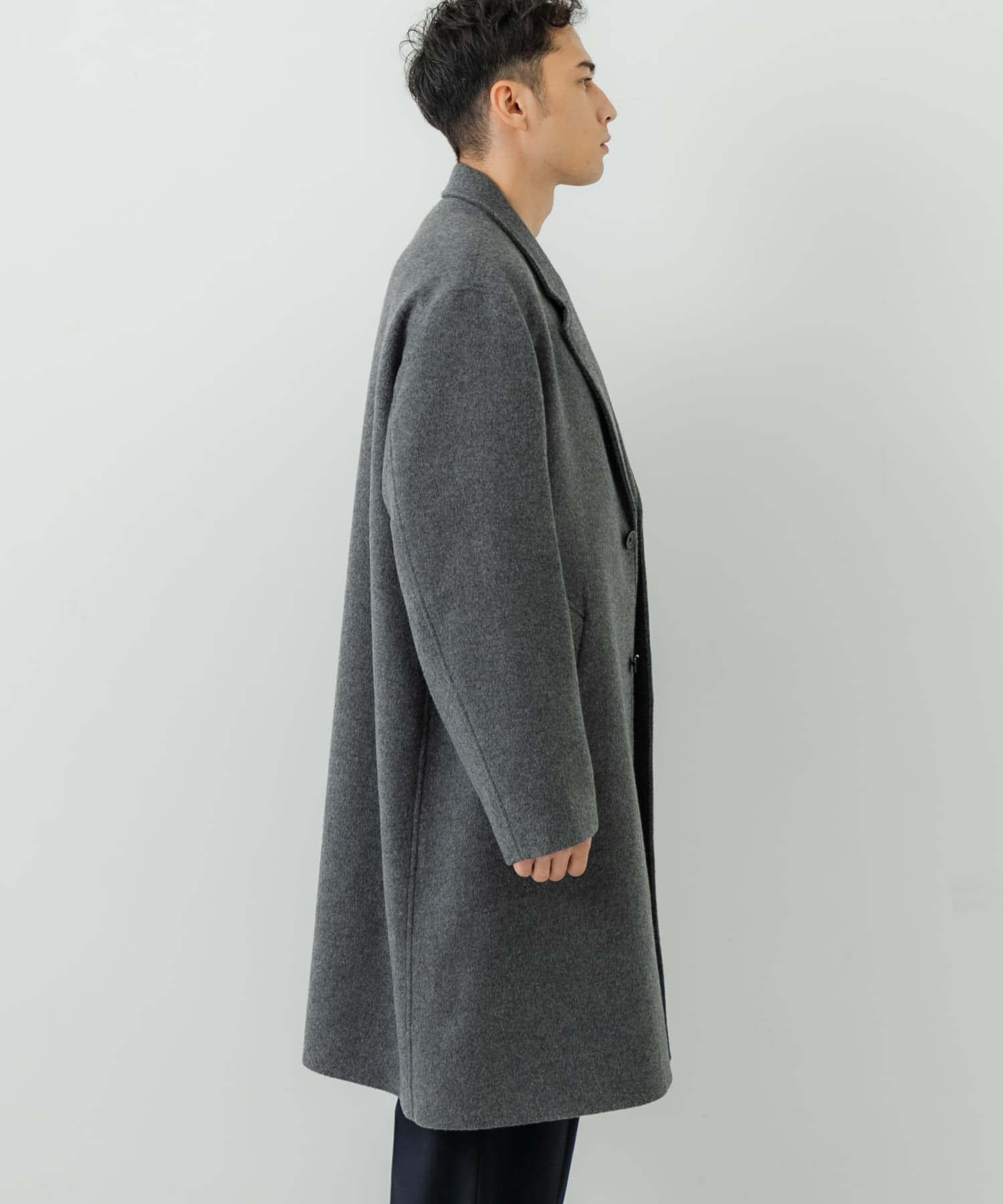 URBAN RESEARCH「WOOL OVER CHESTER COAT」|チェスターコート|